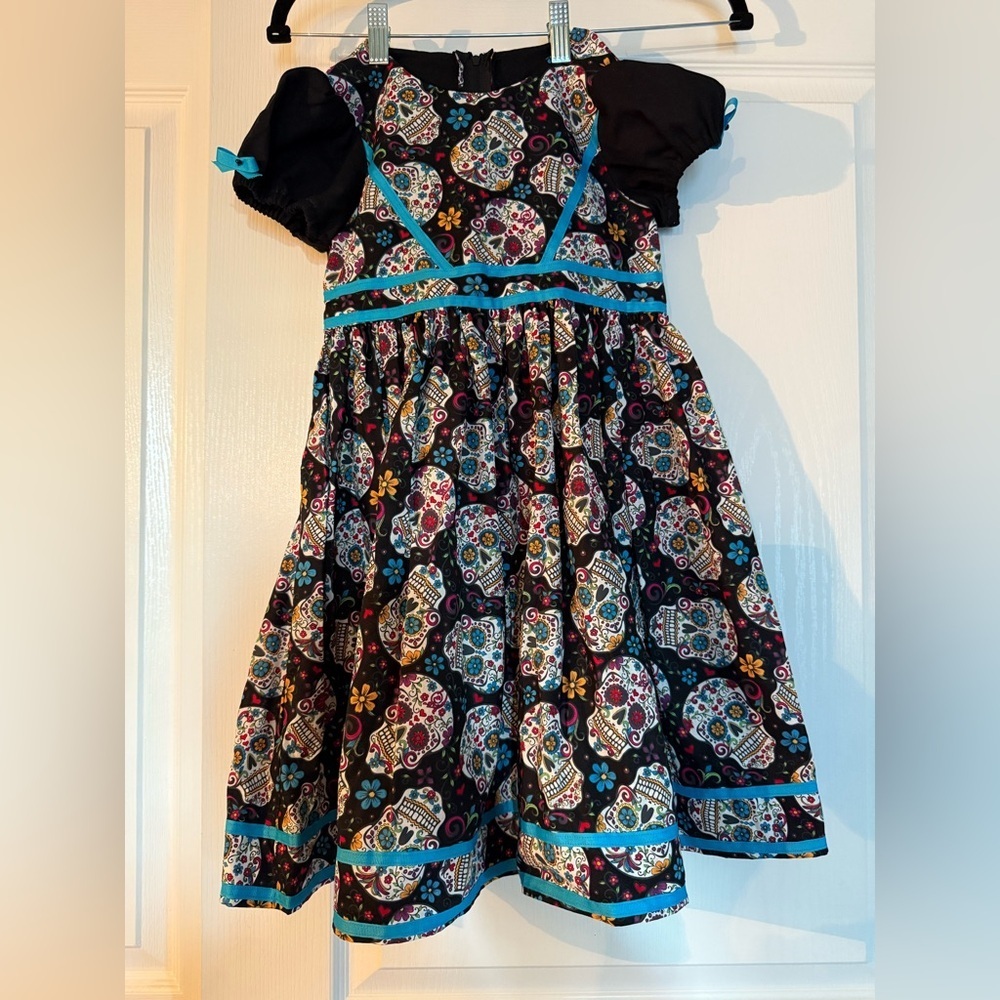 Día de los muertos kids dress